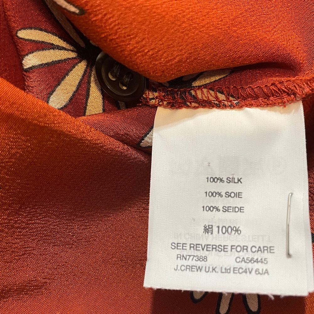 Madewell Silk Wrap Top - Picture 9 of 9